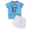 Maillot de Supporter Manchester City De Bruyne 17 Domicile 2022-23 Pour Enfant